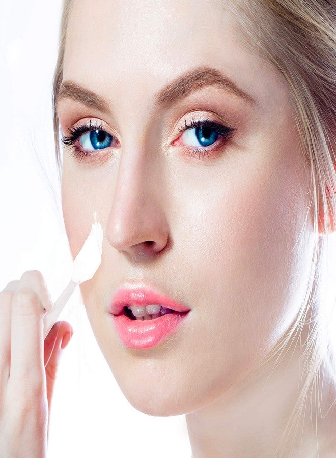 SumDirect Mini Spatulas 100 Pcs Face Spatula Cosmetic Spatula Frosted Clear Disposable Plastic Makeup Spatulas Mini - Image 5